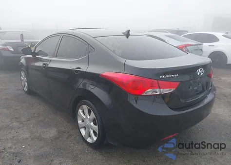 2011 Hyundai Elantra Limited z USA, uszkodzony, nr VIN 5NPDH4AE0BH052293
